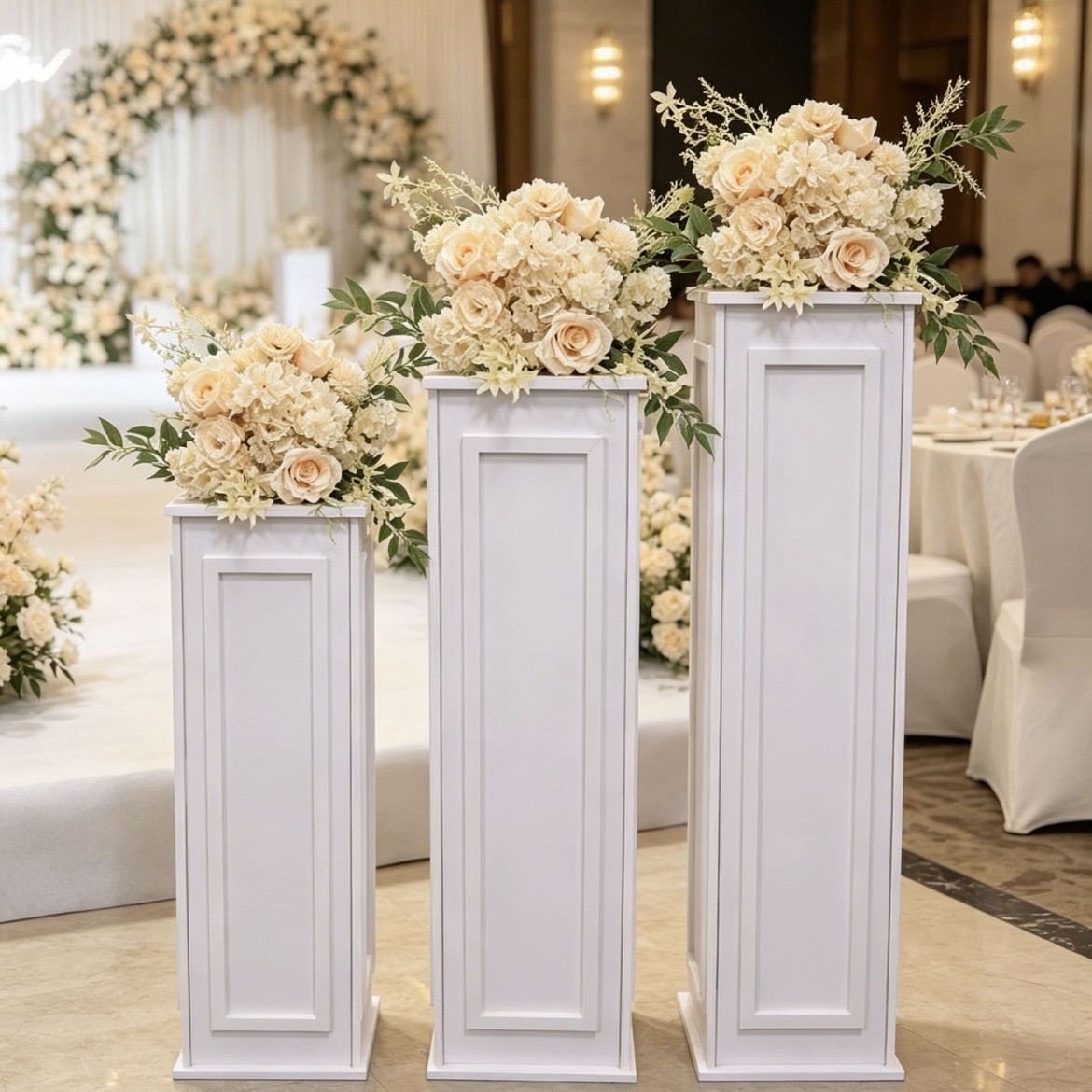 Supply Wedding Venue - Wedding Props PVC Roman Columns Outdoor