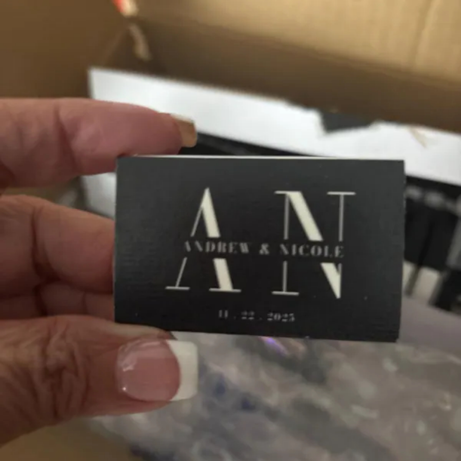 Wedding Supply Bulk - Wholesale Gold Foil Foiled Personalized Wedding