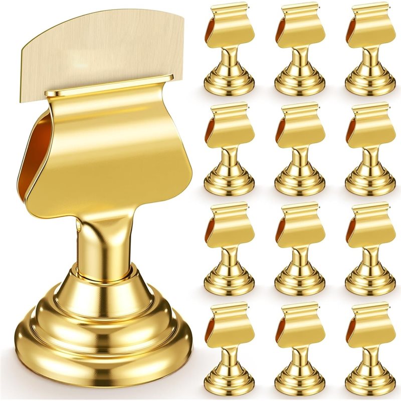 Table Number Gold - ~Latest Model 12Pcs Gold Mini Place