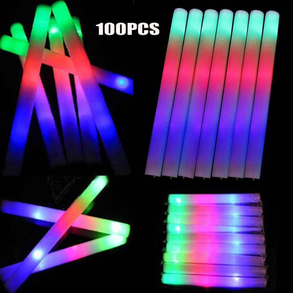 Wedding Supply Bulk - Glow Sticks Bulk 100Pack LED Light