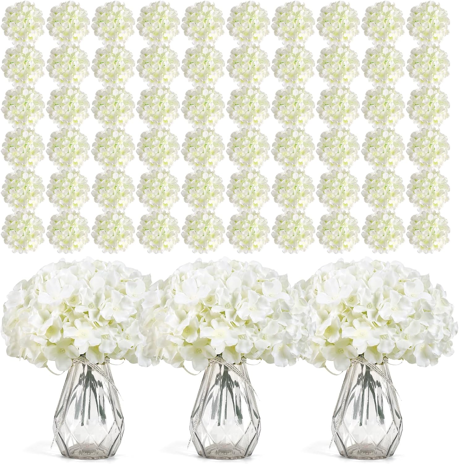 304 Pieces Bulk White Silk Art - đánh giá và giá Wedding Supply Bulk