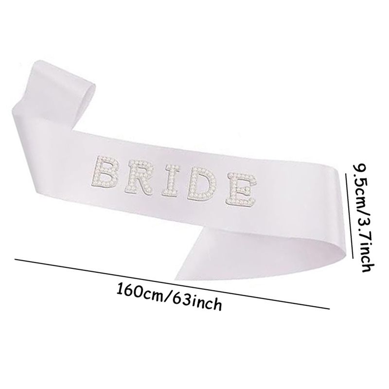1pc 2025 Bride To Be Shoulder  - đánh giá và giá Wedding Water Supply