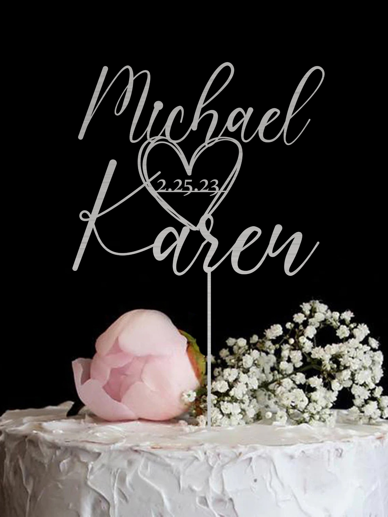 Custom Cake Topper - 1PC Perso - đánh giá và giá Wedding Shop