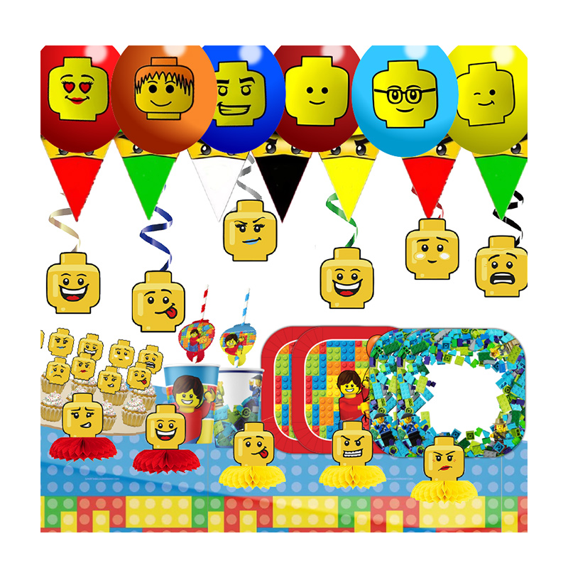 Building Blocks  Happy Birthda - đánh giá và giá Confetti Balloon Set