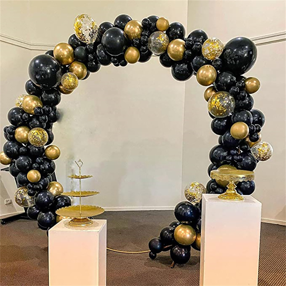 102Pcs Black Metallic Gold Con - đánh giá và giá Wedding Day Supply Kit