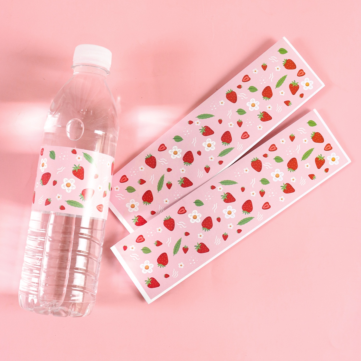 10pcs Strawberry Water Bottle  - đánh giá và giá Wedding Water Supply