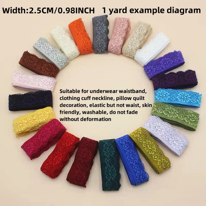 1/2/5 Yard 2.5cm Wide Cotton S - đánh giá và giá Wedding Water Supply