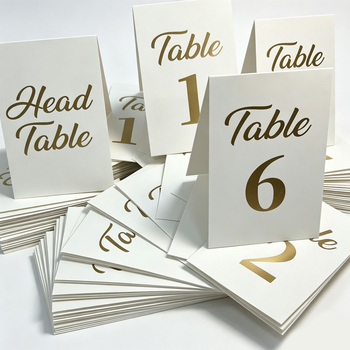 1set Gold Foil Wedding Table N - đánh giá và giá Table Number Gold