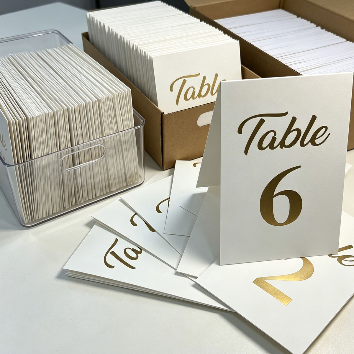 1set Gold Foil Wedding Table N - đánh giá và giá Table Number Gold