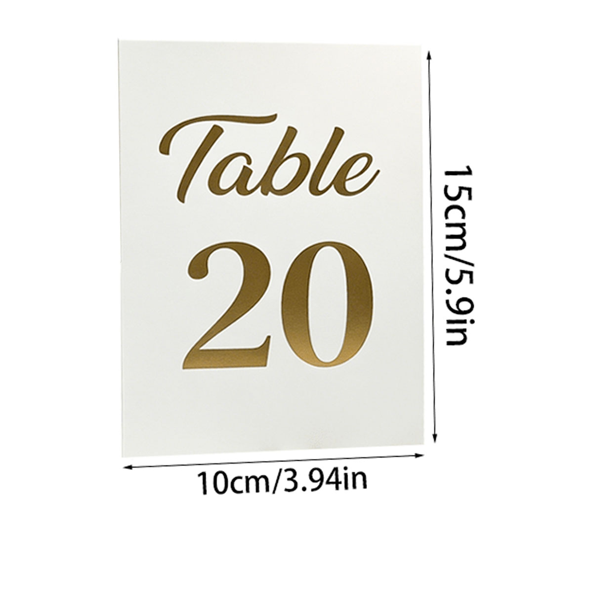 1set Gold Foil Wedding Table N - đánh giá và giá Table Number Gold
