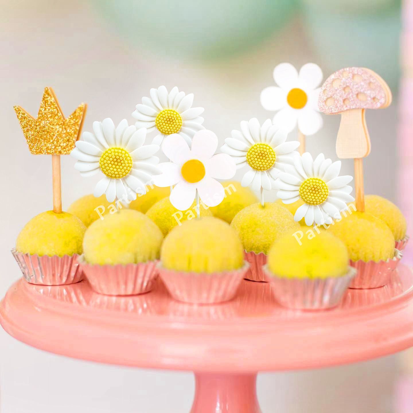 1 Bộ Nhựa Daisy Bánh Topper Đa - đánh giá và giá Confetti Balloon Set