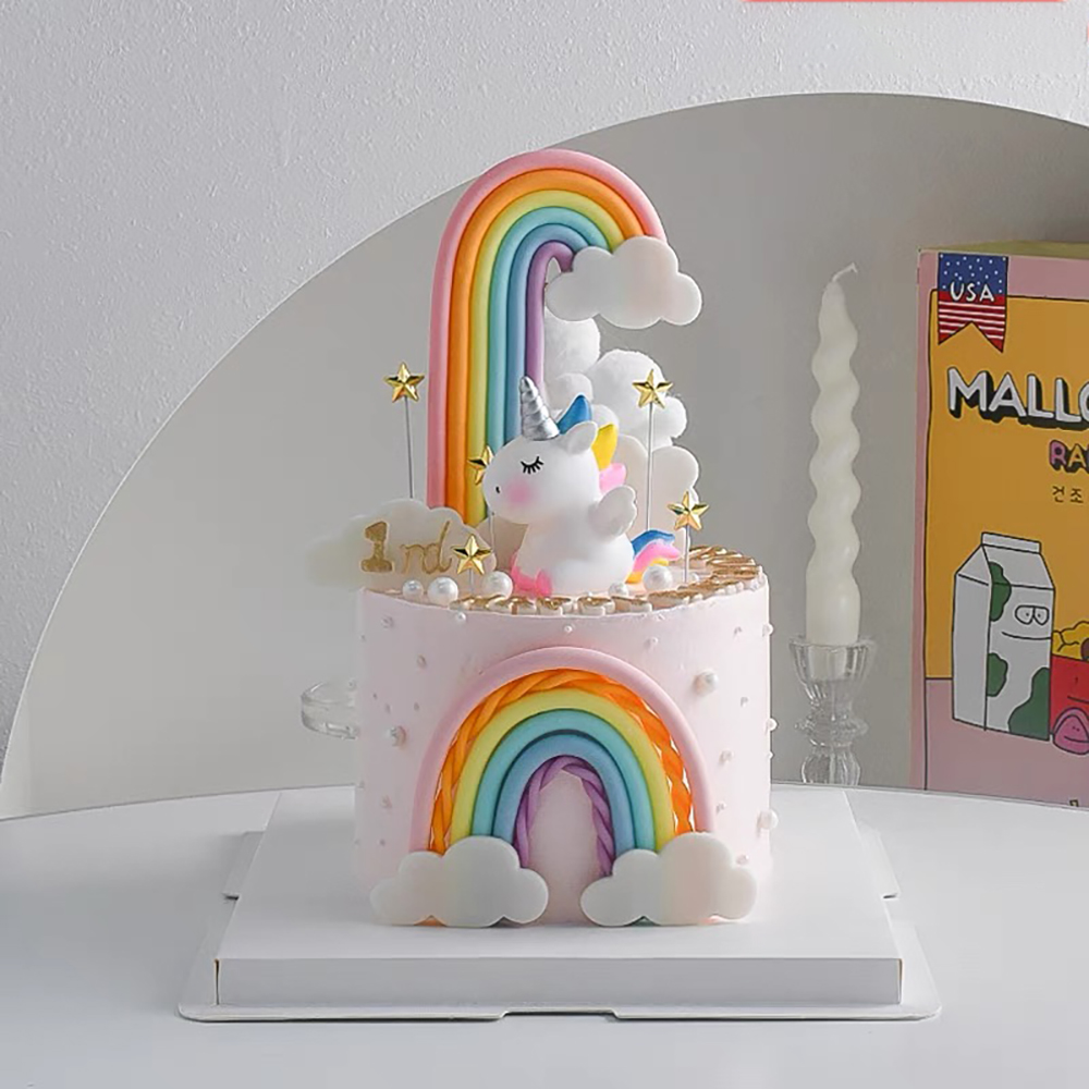 Colorful Unicorn Theme Rainbow - đánh giá và giá Wedding Day Supply Kit