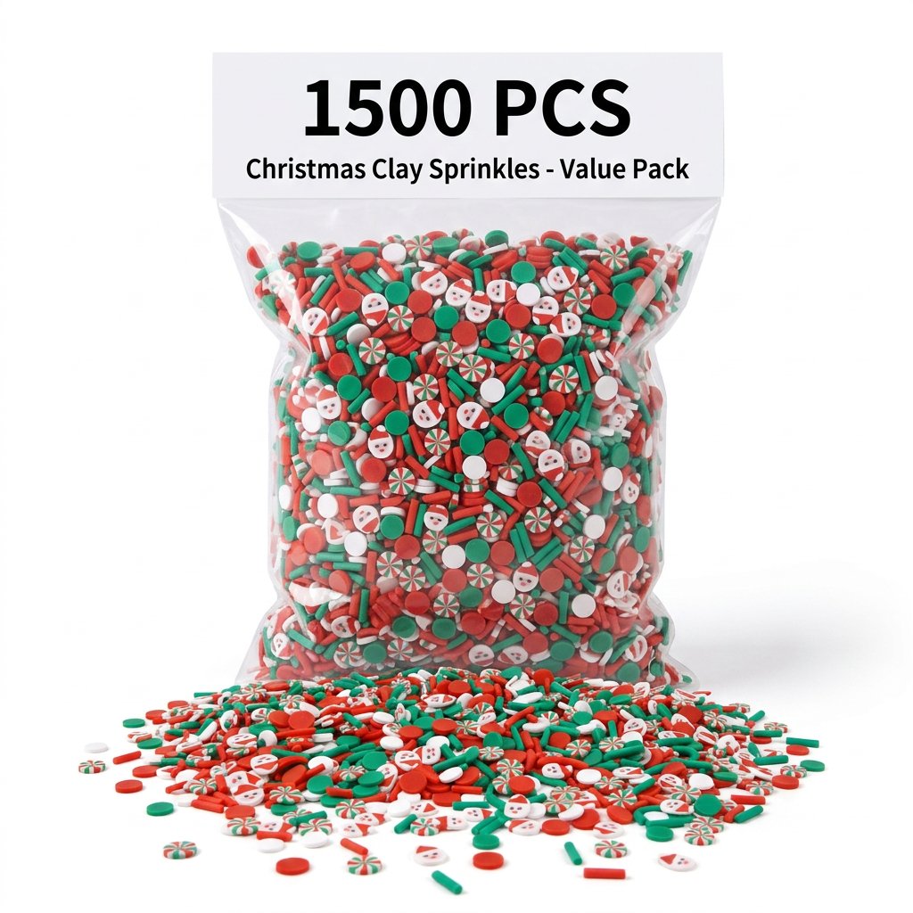 1500pcs Christmas Clay Sprinkl - đánh giá và giá Wedding Supply Bulk