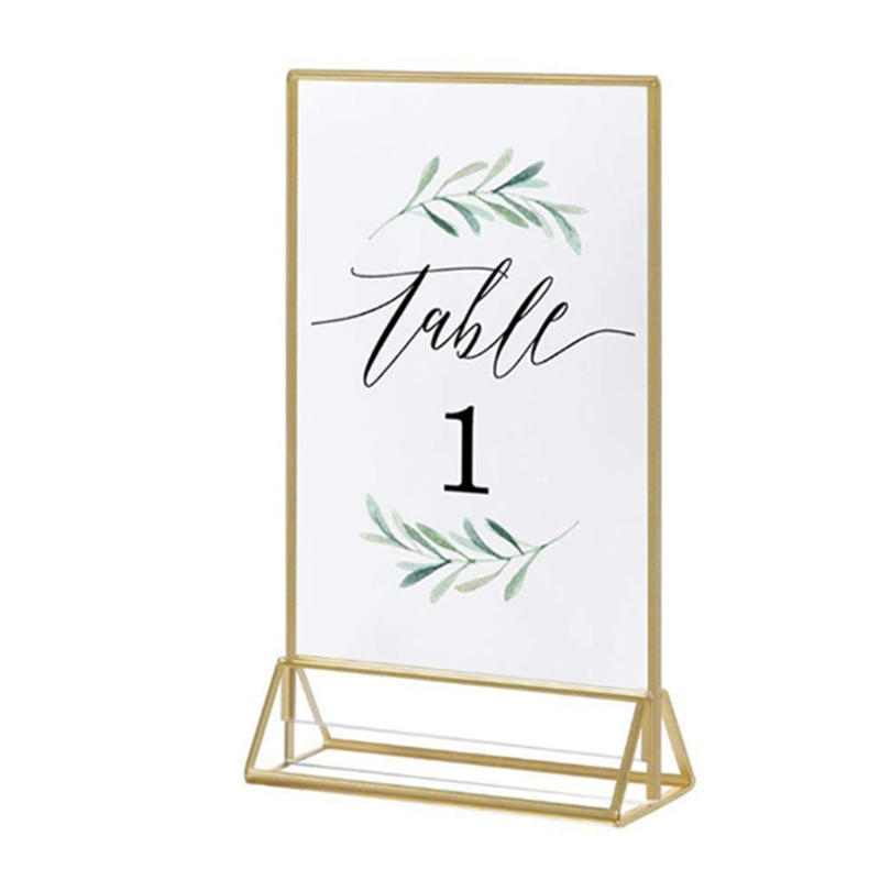 Clear Acrylic Wedding Table Nu - đánh giá và giá Table Number Gold
