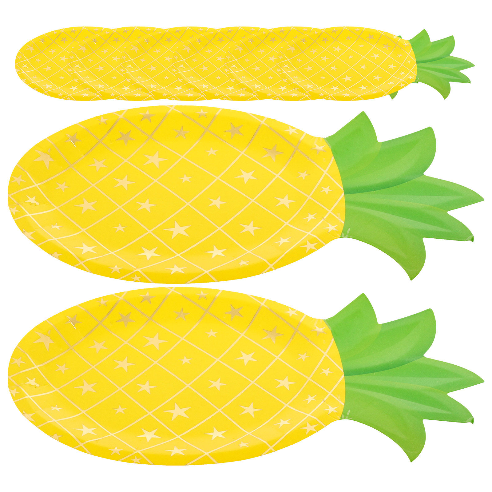 8Pcs Pineapple Paper Plates Di - đánh giá và giá Wedding Supply Bulk