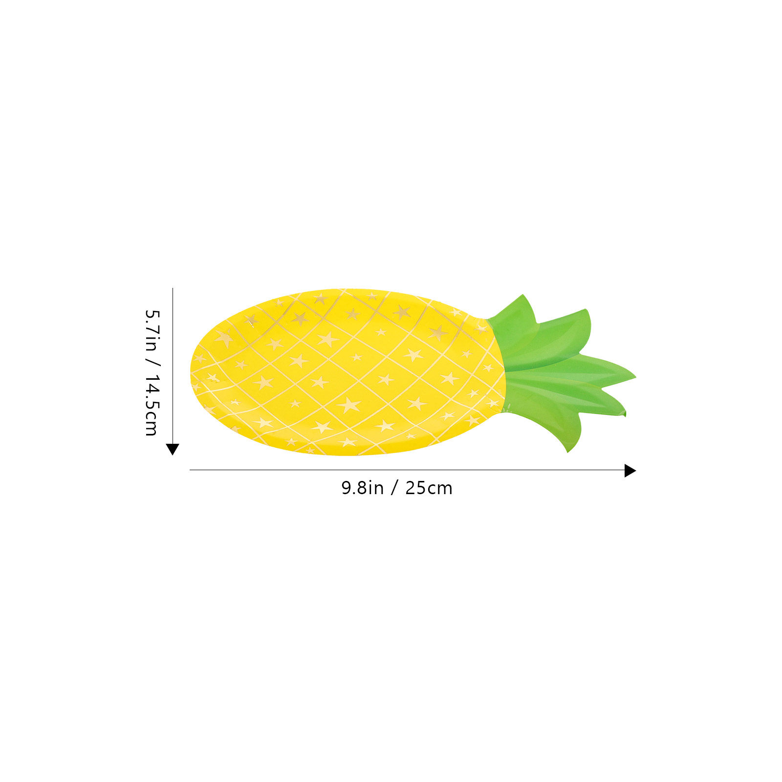 8Pcs Pineapple Paper Plates Di - đánh giá và giá Wedding Supply Bulk