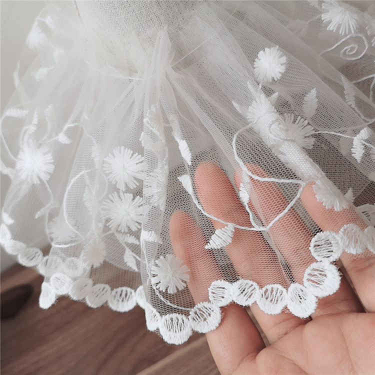12CM Trắng Voan Lưới 3d Hoa Vả - đánh giá và giá Wedding Water Supply