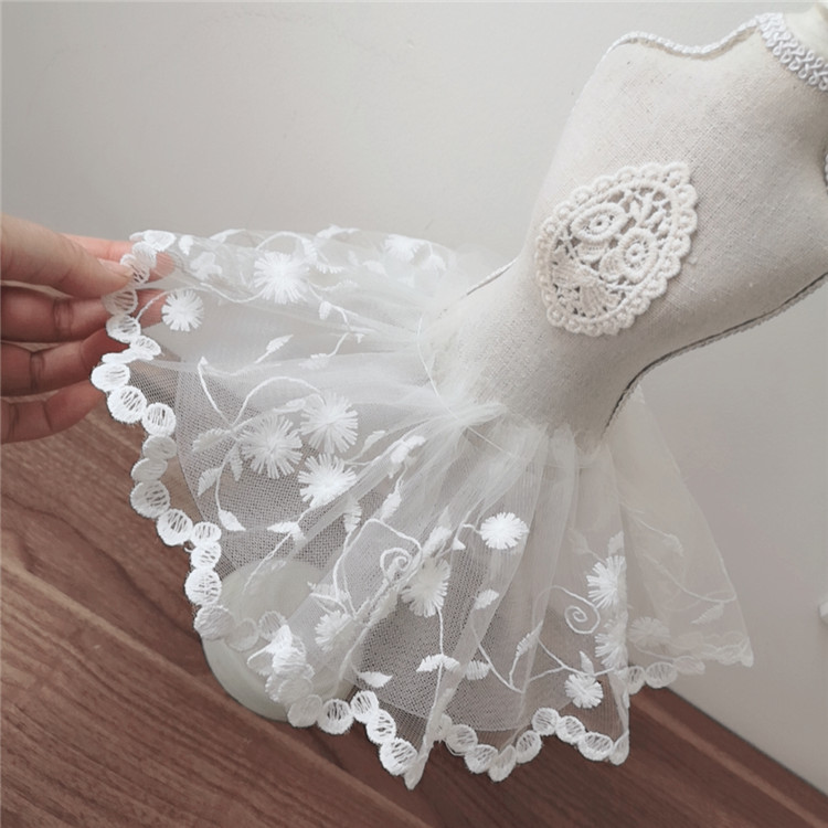 12CM Trắng Voan Lưới 3d Hoa Vả - đánh giá và giá Wedding Water Supply