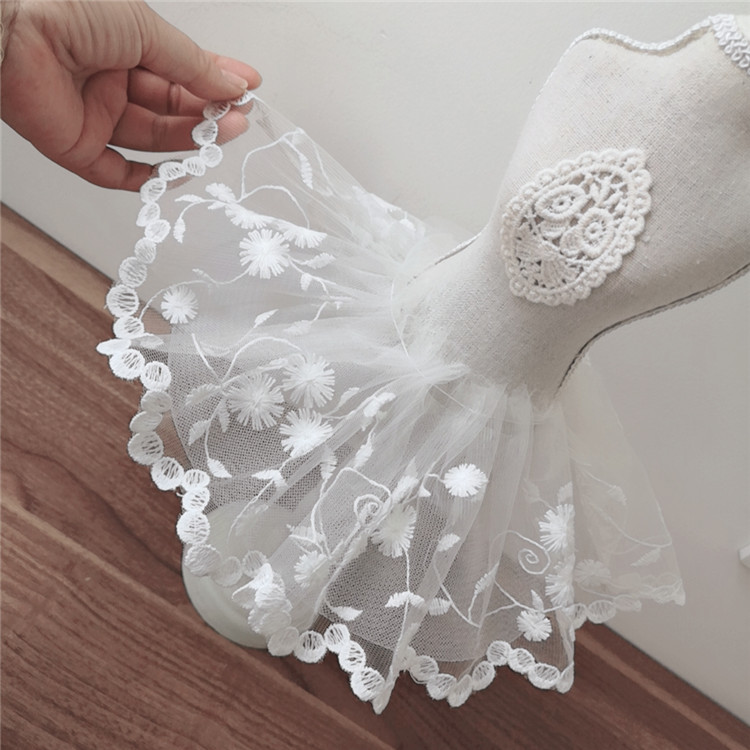 12CM Trắng Voan Lưới 3d Hoa Vả - đánh giá và giá Wedding Water Supply