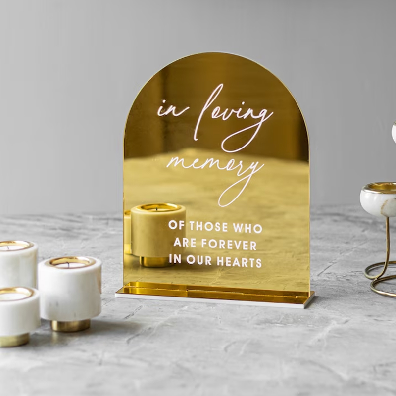 Set Of 4 Wedding Signs,In Lovi - đánh giá và giá Table Number Gold