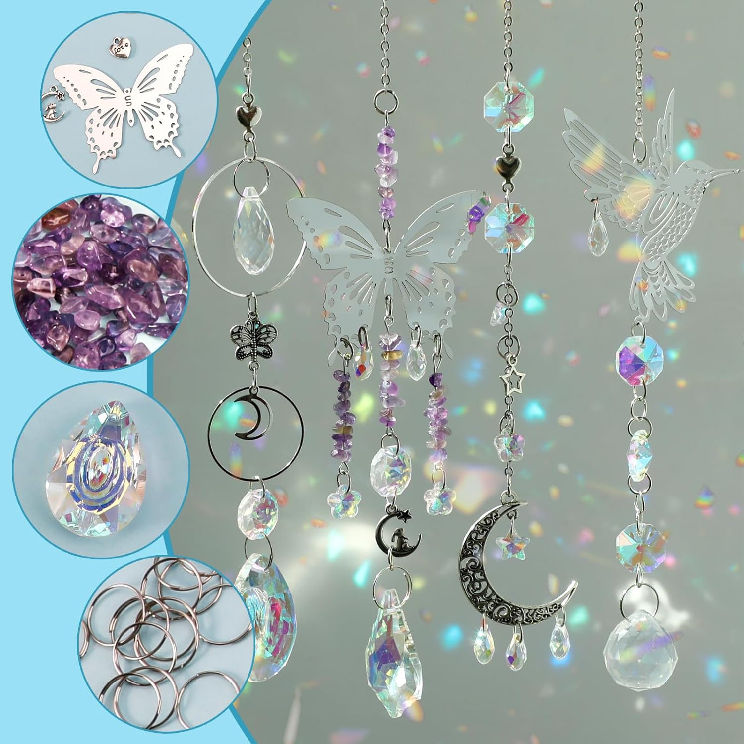 DIY 400pcs SunCatchers Making  - đánh giá và giá Wedding Supply Kit