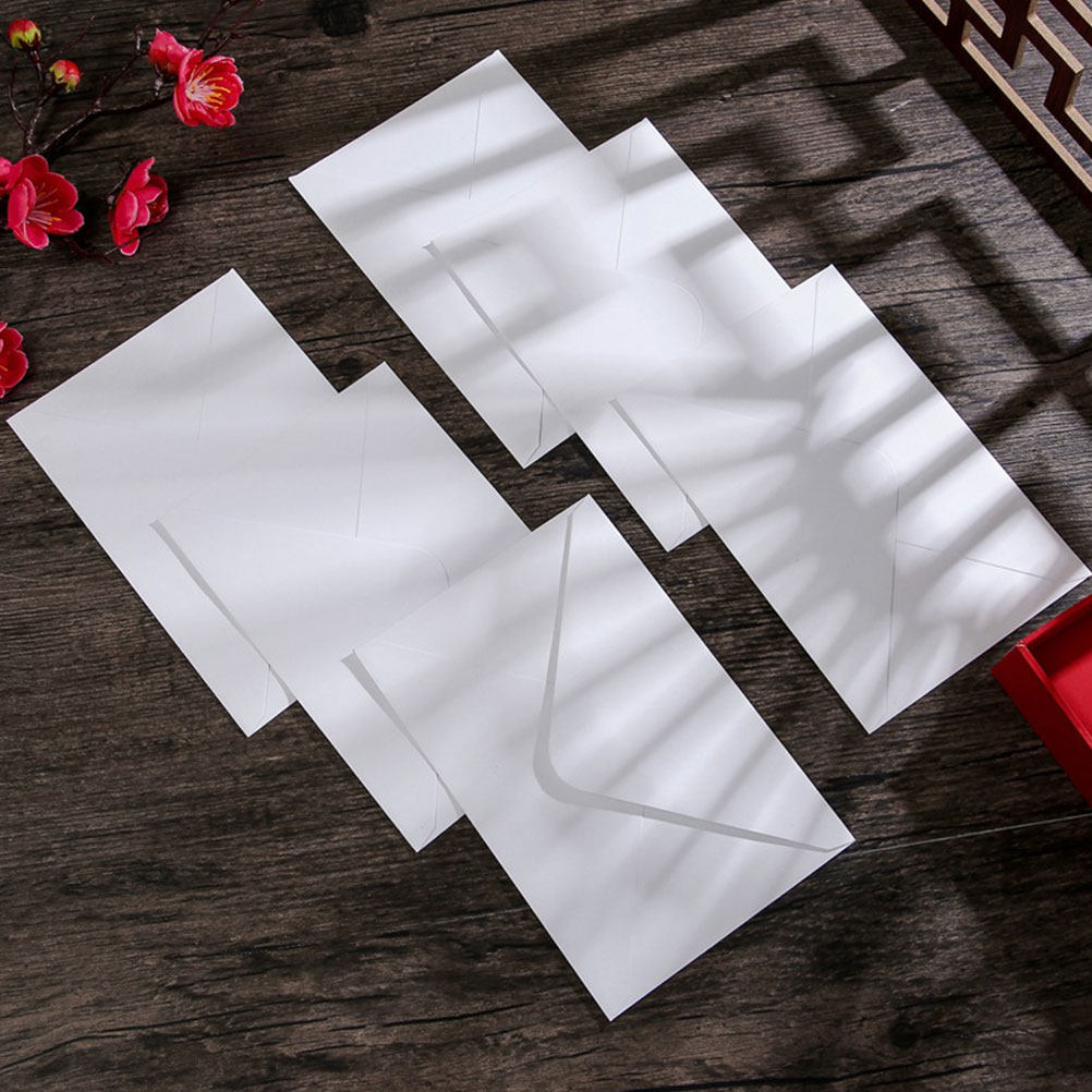 50pcs White Envelopes B6 Size  - đánh giá và giá Wedding Envelopes