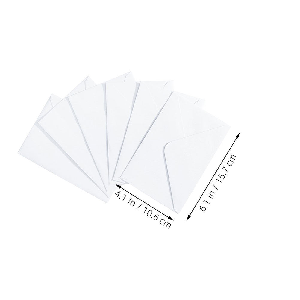 50pcs White Envelopes B6 Size  - đánh giá và giá Wedding Envelopes
