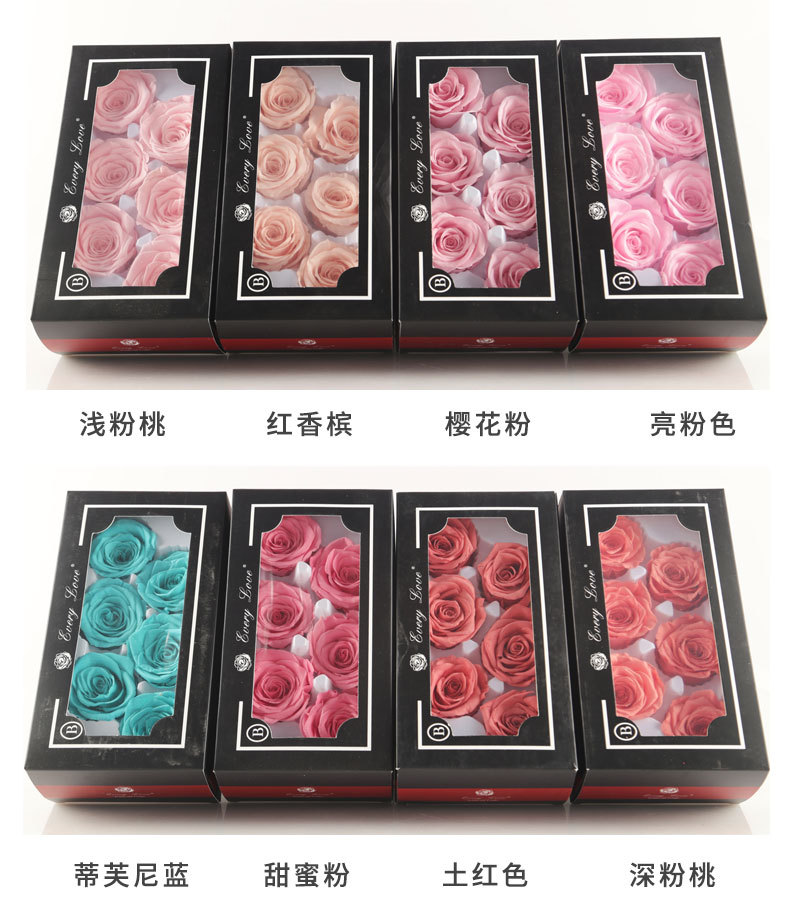 6pcs Eternal Rose Flower Heads - đánh giá và giá Wedding Supply Bulk