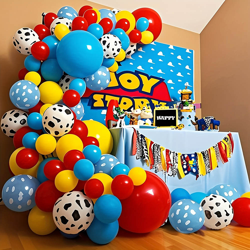 1set Story Balloon Yellow Blue - đánh giá và giá Wedding Day Supply Kit