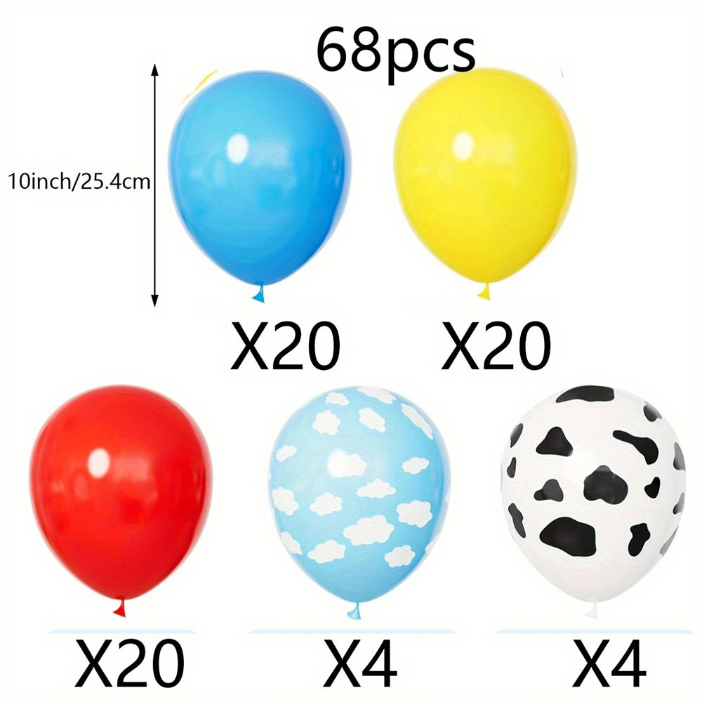 1set Story Balloon Yellow Blue - đánh giá và giá Wedding Day Supply Kit