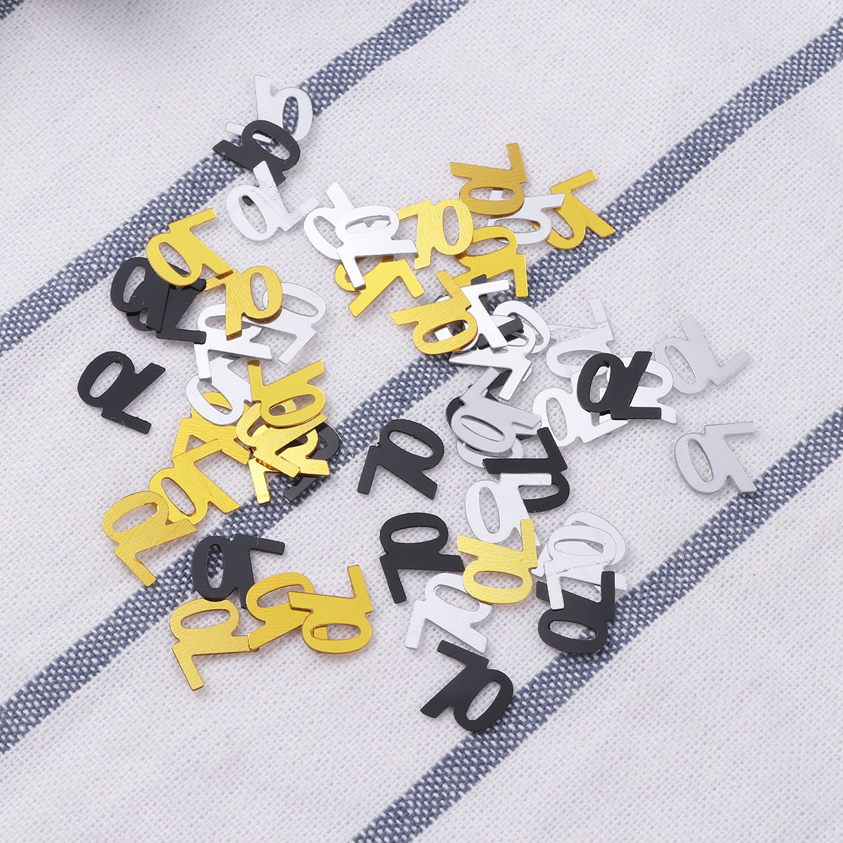 1200Pcs Number Confetti Party  - đánh giá và giá Table Number Gold