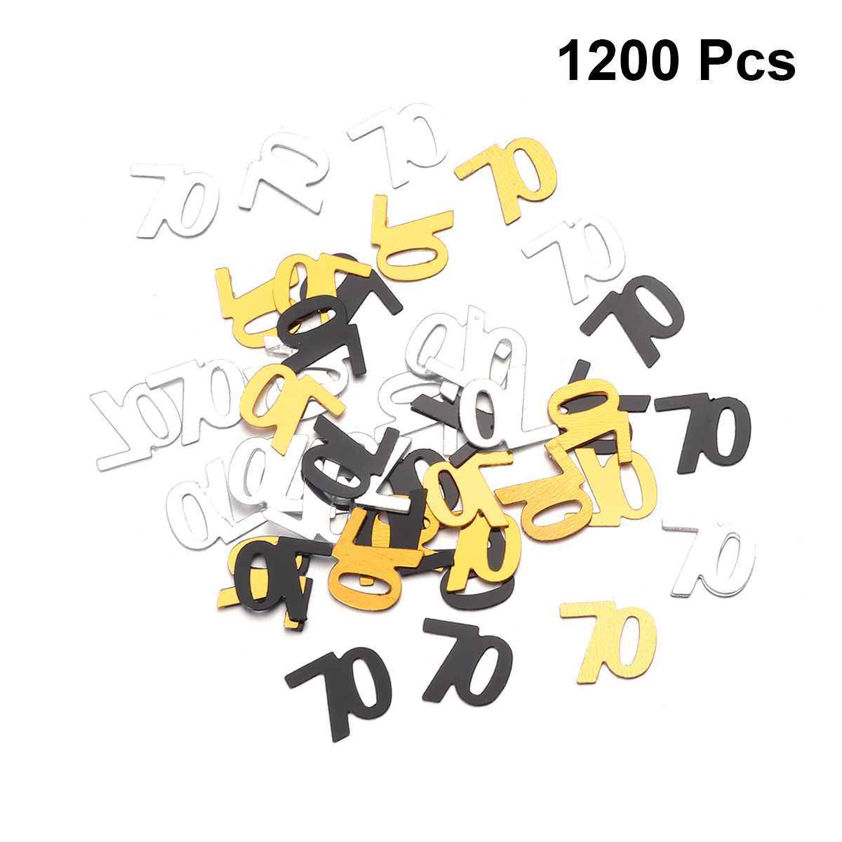 1200Pcs Number Confetti Party  - đánh giá và giá Table Number Gold