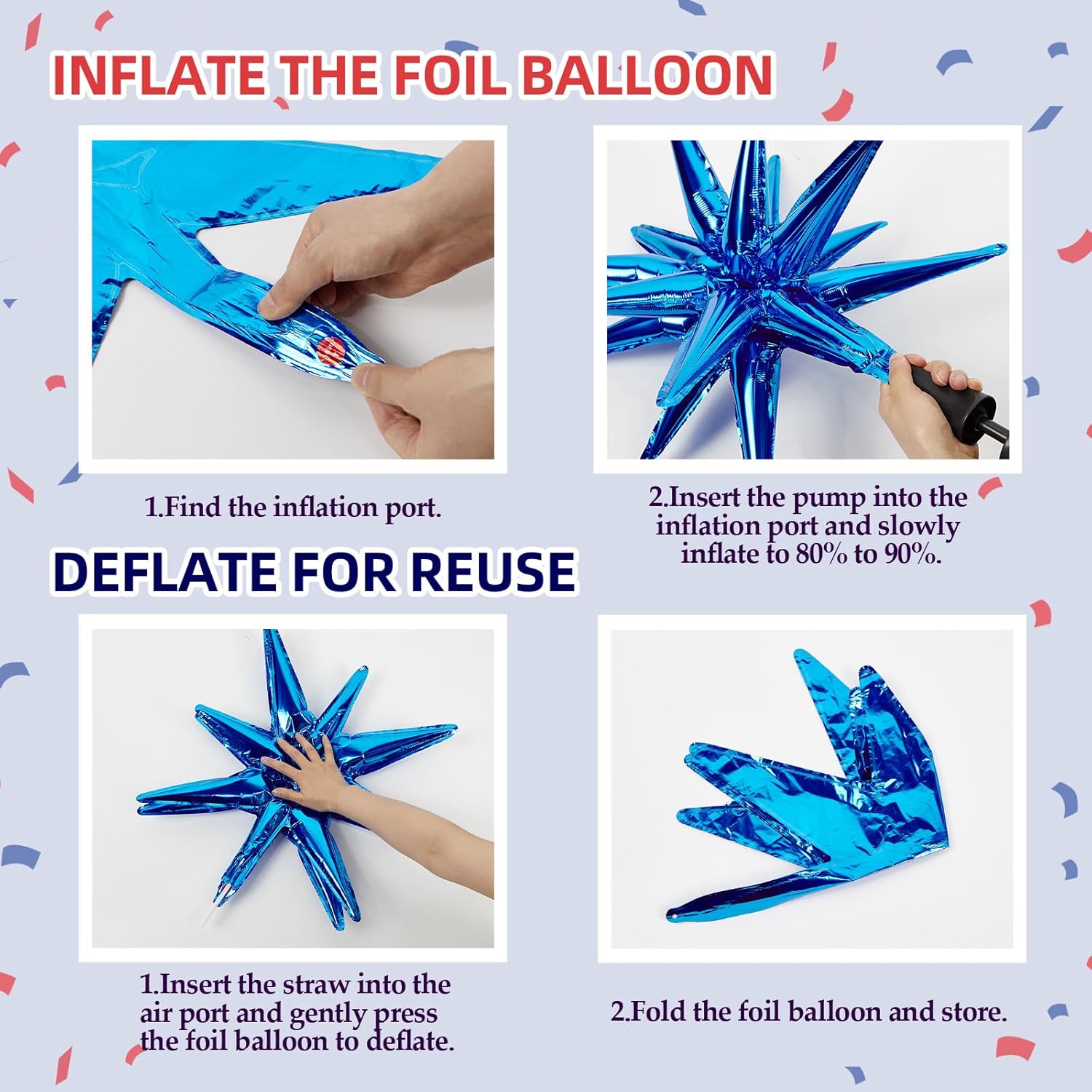 129pcs Red White and Blue Ball - đánh giá và giá Wedding Day Supply Kit