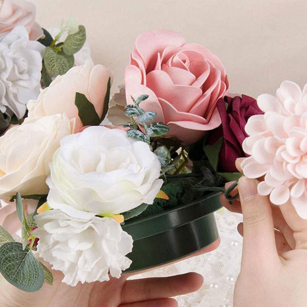 2Pcs Round Floral Mud Floral A - đánh giá và giá Wedding Water Supply