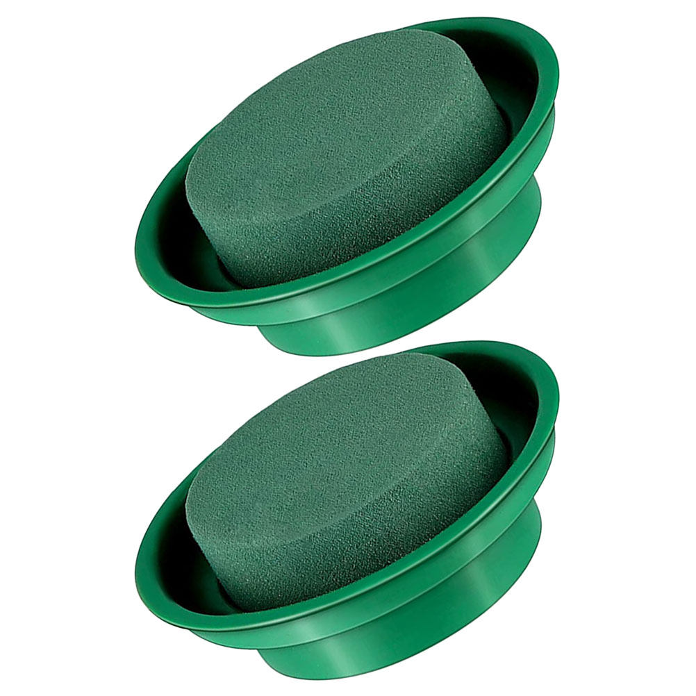 2Pcs Round Floral Mud Floral A - đánh giá và giá Wedding Water Supply