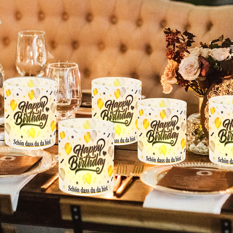 6 pcs. Black Gold Birthday Tab - đánh giá và giá Table Number Gold