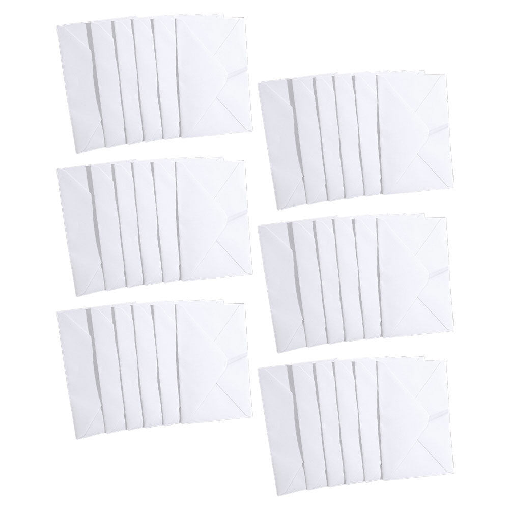 50Pcs White Envelopes Thick Pa - đánh giá và giá Wedding Envelopes