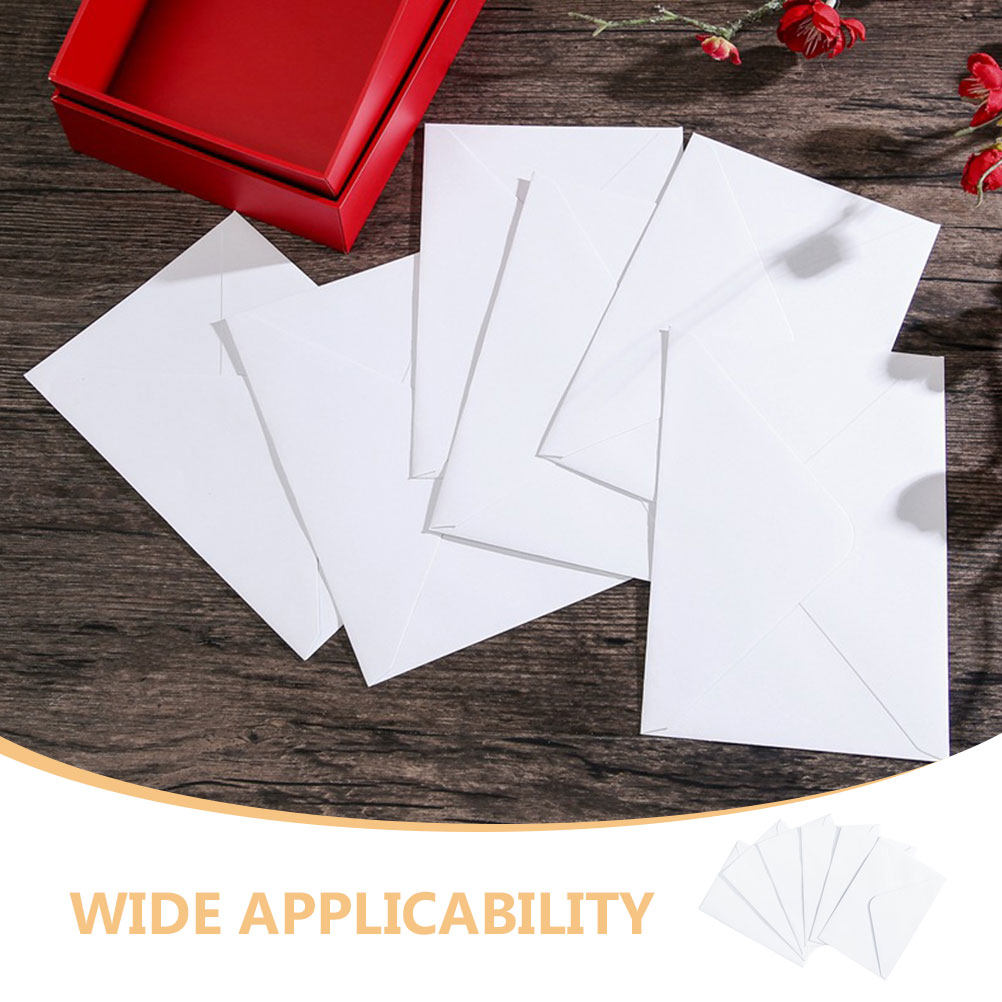 50Pcs White Envelopes Thick Pa - đánh giá và giá Wedding Envelopes